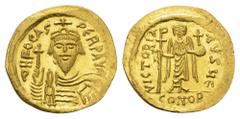 BYZANTINE COINS BYZANTINE EMPIRE Phocas, 602-610. Solidus 607-609, Constantinople. 4.51 g. DOC 10e. GOLD. Extremely fine