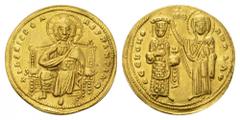 BYZANTINE COINS BYZANTINE EMPIRE Romanus III, 1028-1034. Histamenon, Constantinople. 4.52 g. DOC 1d. GOLD. Extremely fine