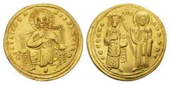 BYZANTINE COINS BYZANTINE EMPIRE Romanus III, 1028-1034. Histamenon, Constantinople. 4.19 g. DOC 1d. GOLD. Very fine