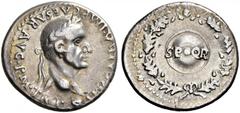 ROMAN COINS THE CIVIL WARS. THE GALBA COLLECTION. GALBA, AD 68-69. Denarius, Spain (Tarraco ?), April - late 68. AR 3.50 g. SER GALBA IMP CAESAR AVG PM TR P Laureate head r., globe at point of bust. R