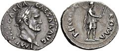 ROMAN COINS THE CIVIL WARS. THE GALBA COLLECTION. GALBA, AD 68-69. Denarius, July 68 - January 69. AR 3.43 g. IMP SER GALBA - CAESAR AVG Laureate head r. Rev. ROMA - RENASC Roma, wearing short tunica 