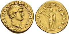 ROMAN COINS THE CIVIL WARS. OTHO, AD 69 (January 15 - April 17). Aureus. AV 7.15 g. IMP OTHO CAESAR AVG TR P Bare head r. Rev. SECVR-I - TAS PR Securitas, wearing long dress, standing l., holding scep