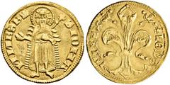 EUROPEAN COINS & MEDALS FRANCE FEODALE. AQUITAINE. Kings of England Florin d'or ND. Fr. 3 (?). 3,55 g. Gold. RR. Very rare. Very fine­extremely fine