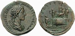 ROMAN COINS COINS OF THE ROMAN EMPIRE Commodus Caesar, 177-180 AD Sestertius (Orichalcum) 177 AD, Rome. Struck under Marcus Aurelius, 161-180 AD. IMP CAES L AVREL COMMODVS GERM SARM. Laureate, draped 