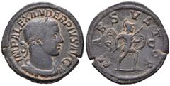Imperio Romano ALEJANDRO SEVERO. Sestercio. (Ae. 21,31g/32mm). 232 d.C. Roma. (RIC 635). Anv: Busto laureado, drapeado y con coraza de Alejandro Severo a derecha, alrededor leyenda: IMP ALEXANDER PIVS
