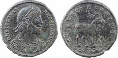Roman imperial coins Julien II, double maiorina, Constantinople, 5e officine, 361-363 A/D N FL CL IVLI - ANVS P F AVG Buste diadémé à droite, avec cuirasse et draperie, vu de trois quarts en avant R/S