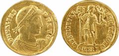Roman imperial coins Valens, solidus, Nicomédie, 364-367 A/D N VALENS - P F AVG Buste diadémé à droite, drapé et cuirassé, vu de trois quarts en avant R/RESTITVTOR REIPVBLICAE/ SMNI L'Empereur debout 