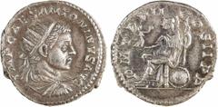 Roman imperial coins Élagabale, antoninien, Rome, 219 Élagabale, antoninien, Rome, 219 A/IMP CAES ANTONINVS AVG Buste radié à droite, drapé et cuirassé, vu de trois quarts en arrière R/P M TR P II COS
