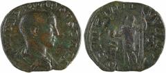 Roman imperial coins Philippe II, sesterce, Rome, 245-246 Philippe II, sesterce, Rome, 245-246 A/M IVL PHILIPPVS CAES Buste, tête nue, à droite, avec draperie, vu de trois quarts en arrière R/PRINCIPI