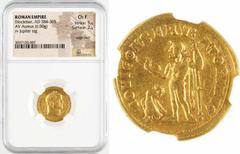 Roman imperial coins Dioclétien, aureus, Rome, 284-286, NGC Choice Fine 5/5 - 2/5 Dioclétien, aureus, Rome, 284-286, NGC Choice Fine 5/5 - 2/5 A/DIOCLETIANVS AVGVSTVS Buste lauré à droite R/IOVI CONSE