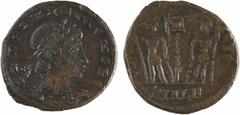 Roman imperial coins Delmace, nummus, Alexandrie, 3e officine, 335-336 Delmace, nummus, Alexandrie, 3e officine, 335-336 A/FL DELMATIVS NOB C Buste lauré à droite, drapé et cuirassé, vu de trois quart