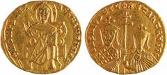 Byzantine coins Basile Ier et Constantin, solidus, Constantinople, c.868-879 Basile Ier et Constantin, solidus, Constantinople, c.868-879 A/+ IhS XPS REX - REGNANTIyM * Christ nimbé de face, assis sur