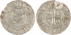 Carolingian coins Lothaire de France et Herbert III, denier au type de Lothaire, s.d. (après 984) Troyes ? Lothaire de France et Herbert III, denier au type de Lothaire, s.d. (après 984) Troyes ? A/[+