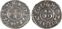 Feudal coins Toulouse (évêché de), sous Charles le Simple et l'évêque Hugues, denier, s.d. (avant 929) Toulouse Toulouse (évêché de), sous Charles le Simple et l'évêque Hugues, denier, s.d. (avant 929