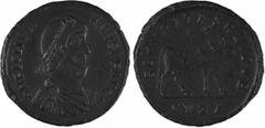 Roman imperial coins Julien II, double maiorina, Cyzique, 1re officine, 361-363 A/D N FL CL IVLI-ANVS P F AVG Buste diadémé à droite, drapé et cuirassé, vu de trois quarts en avant R/SECVRITAS REIPVB/
