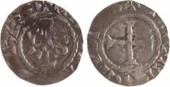 Feudal coins Tours, au nom de Charles le Chauve, denier immobilisé, s.d. (avant 980) Tours A/+ GRATIA D- REX Monogramme de Charles R/+ TVRONES CIVITAS Croix TB+ Argent 17,6 mm 0,96 g 7 h Fécamp 6935 C