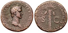 Ancient Coins Nerva. Æ Sestertius (27.27 g), AD 96-98. Rome, AD 97. IMP NERVA CAES AVG P M TR P COS III P P, laureate head of Nerva right. Reverse: FISCI IVDAICI CALVMNIA SVBLATA, S C across field, pa
