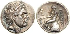 Syria, Seleukid Kingdom. Antiochos,I Soter, 280-261 BC. AR Tetradrachm (15.92 g) minted at Sardes, c. 276-272 BC. VF Syria, Seleukid Kingdom. Antiochos,I Soter, 280-261 BC. AR Tetradrachm (15.92 g) mi