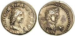 Bosporan Kingdom. Rheskuporis II, with Severus Alexander. AD 211-226. Electrum Stater. Minted B.E. 522 (A.D. 225/6). Diademed and draped bust of Rheskuporis II right. Reverse: Laureate and draped bust