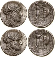 Seleukid Kingdom. Seleukos I Nikator. Silver Tetradrachm (17.01 g), 312-281 BC. Susa, ca. 305/4-294 BC. Head of hero (Alexander or Seleukos?) right, wearing helmet covered with panther's skin and ador