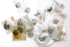 Ancient Coins 15-piece lot of 1st and 2nd Century AD Roman Silver Denarii. A worthwhile offering of denarii that includes: Domitian, Trajan, Faustina I and Faustina II, Antoninus Pius, Septimius Sever