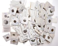 Large Lots of Ancients Opportunistic 250+ Ancient Roman Coin Collection. Each coin attributed and cataloged. Mostly bronzes including Sestertii, Dupondii, Aes and quadrans of the 1st thru 2nd centurie