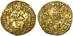 Pays-Bas méridionaux – Low Countries LIEGE, Principauté, Corneille de Berghes (1538-1544), AV florin d'or au type rhénan (dit "florin de Sevenberg"), s.d., Hasselt. D/ CORNELI' DE- BER' EPIS' LE' Le C