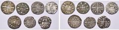 Monnaies d'Espagne et du Nouveau Monde - Coins of Spain and of The New World ESPAGNE, CATALOGNE ET ARAGON, lot de 7 p.: Pierre Ier (1196-1213), dinero, Barcelone; Jaime Ier (1213-1276), denier à l'écu