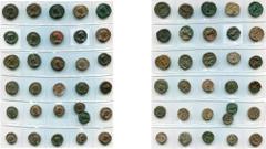 Monnaies provinciales romaines - Roman Provincial Coins EGYPTE, ALEXANDRIE, lot de 31 tétradrachmes: Sévère Alexandre, R/ Le Nil; Tranquillina, R/ Aigle; Valérien Ier, R/ Eirene, B. de Zeus; Gallien, 