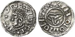 Collection of coins of the Principality of Liège (3rd part HUY, atelier impérial, Otton Ier (962-973) ou Otton II (973-983), AR denier. D/ + OTTO REX IMPER B. couronné à g. R/ + IHOIO MONETA + (N et E