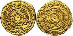 FATIMID, al-Mu'izz (AH 341-365/AD 953-975), AV dinar, AH 366, al-Mahdiyah. Posthumous issue. Ref.: Nicol, 482. 4,16g.
