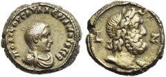ROMAN PROVINCIAL COINS EGYPTE, ALEXANDRIE, Saloninus César (257-260), bill. tétradrachme, 259-260. D/ B. dr., cuir. à d. R/ T. l. de Zeus à d. De part et d''autre, L-Z (an 7). Geissen -; Dattari 5371;