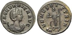 ROMAN COINS COLLECTION : Gordien Ier - Allectus MAGNIA URBICA, femme de Carinus, bill. antoninien, Rome. D/ MAGN VRBICA AVG B. diad., dr. à d., posé sur un croissant. R/ VENVS VICTRIX/ KAS Vénus deb.