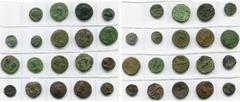 BLACK SEA MESIE et SARMATIE, AE lot de 19 bronzes, dont: Viminacium, Gordien III, Herennia Etruscilla, Emilien; Nicopolis, Septime Sévère, Caracalla ou Elagabal; Marcianopolis, Septime Sévère (2), Sep