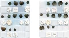 BYZANTIUM Dynastie comnène lot de 12 p.: Alexis Ier, tetarteron, Thessalonique; Manuel Ier, trachy (2), Constantinople; 1/2 tetarteron (2), atelier grec; Andronic Ier, tetarteron, Thessalonique; Isaac