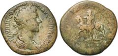 COMMODE - ZENON COMMODE Auguste (177-192), AE sesterce, 177, Rome. D/ L AVREL COMMODVS AVG GERM SARM B. l., dr., cuir. à d. R/ [TR P II] IMP II CO[S PP]/ S C Castor deb. de f., portant le pileus et un