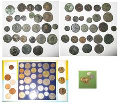 ROMAN PROVINCIAL COINS JUDEE, lot de 26 bronzes, dont: Aelia Capitolina, Hadrien, Antonin le Pieux, Elagabal; Ascalon, Vespasien (2), Domitien (3), Trajan; Gaza, Trajan; Raphia, Philippe II; Samarie, 
