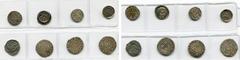 Moyen Age - Middle Ages ALLEMAGNE, lot de 8 p.: Aix-la-Chapelle, Frédéric Ier Barberousse (152-1190), denier; Cobourg, Pfennig uniface, fin du 13e s.; Cologne, Philippe de Heinsberg (1167-1191), denie
