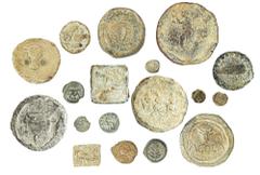 ANCIENT HISPANIA ANCIENT HISPANIA. Cores collection of Plomos Monetiformes ("Coin-Shaped Pieces of Lead". Collection of 2230 pieces, mostly pieces of "plomos monetiformes", complemented by seals (appr