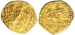 MUNDO ISLÁMICO. Grandes Selyuqíes de Persia e Iraq. Dinar. Malik Shah I (1072-1092). 471H. Ceca no visible. AU 2,18 g. BC+.