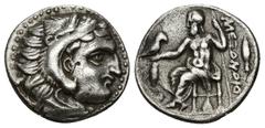 Grecia Antigua GRECIA ANTIGUA. TRIBUS CELTAS DEL DANUBIO. Dracma. Imitación emisiones de Alejandro III. AR 3,40 g. 18,38 mm. SBG-211. Punzón en anv. MBC+/MBC.
