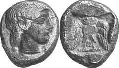 THE GREEK WORLD IMITATIONS AND COPIES OF ATHENIAN COINS Athenian Imitation from Ascalon Estimate: CHF 15'000.00 Didrachm (Silver, 7.80g 12), c. early 4th century. Female head (Aphrodite ?) to right, w