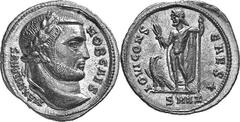 THE ROMAN EMPIRE Galerius Caesar, 293-305 Estimate: CHF 11'000.00 Aureus (Gold, 5.40g 5), Antioch, 293. MAXIMIANVS NOB CAES Laureate head of Galerius to right. Rev. IOVI CONS CAES*/ Jupiter standing l