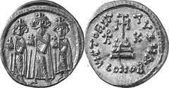 THE LATER ROMAN EMPIRE AND BYZANTIUM Heraclius Constantine, ( 22 January 613) -11 January - 20 April 641 Estimate: CHF 800.00 Solidus (Gold, 4.53g 6), c. 11 January - 20 April 641. Heraclius, Heracliu