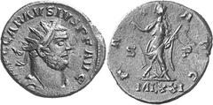THE LATER ROMAN EMPIRE AND BYZANTIUM Multiple Lots of Roman Coins Estimate: CHF 750.00 Nine billon and AE radiates. Saloninus: RIC 35; Quietus: RIC 9; Marius: RIC 18; Victorinus: RIC 67; Numerian Caes