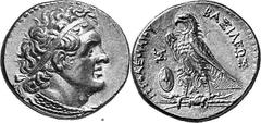 EGYPT Ptolemy II Philadelphos, King of Egypt, 285-246 Estimate: CHF 6'500.00 Pentadrachm (Gold, 17.84 g 12), Alexandria, year 1 = 285/4. Diademed bust of Ptolemy I to right with aegis. Rev. Eagle with