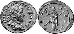 The Early Roman Empire Claudius II Estimate: CHF 17'500.00 Aureus (Gold, 4.92 g 6), Milan, 268-269. IMP CLAVDIVS AVG Laureate, draped and cuirassed bust of Claudius II to right. Rev. PAX EXERC Pax sta