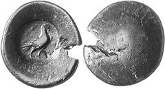 THE COINAGE OF OLYMPIA The Bronze Coinage of Olympia Estimate: CHF 125.00 Countermarked Unit (AE 20 mm, 4.21 g). Undertype: apparently a nearly worn flat Achaean League bronze; Countermark: Within a c