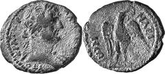 THE COINAGE OF OLYMPIA The Roman Provincial Coinage of Elis - Olympia Estimate: CHF 150.00 Hemiassarion (AE, 21 mm, 3.17 g 6), c. 125, the 126th Olympiad. Laureate bust of Hadrian to right, drapery on