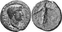 THE COINAGE OF OLYMPIA The Roman Provincial Coinage of Elis - Olympia Estimate: CHF 125.00 Hemiassarion (AE, 17 mm, 3.46 g 6), c. 125, the 126th Olympiad. Laureate head of Hadrian to right. Rev. Zeus 